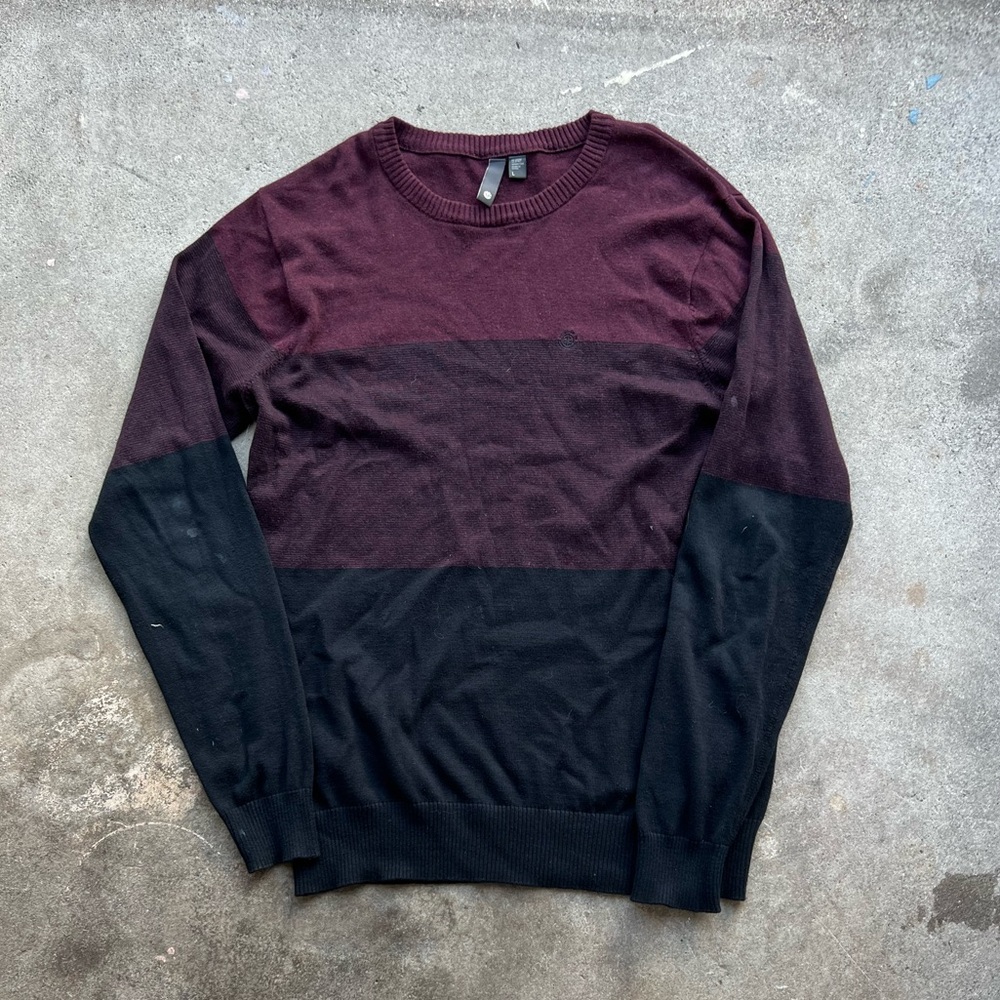 Element Skateboarding Striped Sweater - L